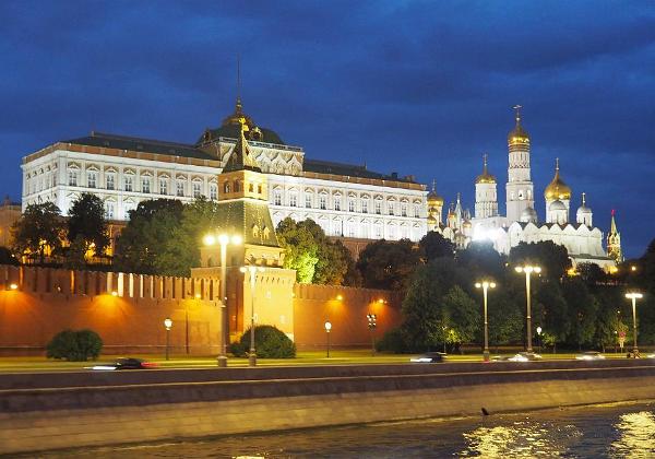 Moskau bei Nacht